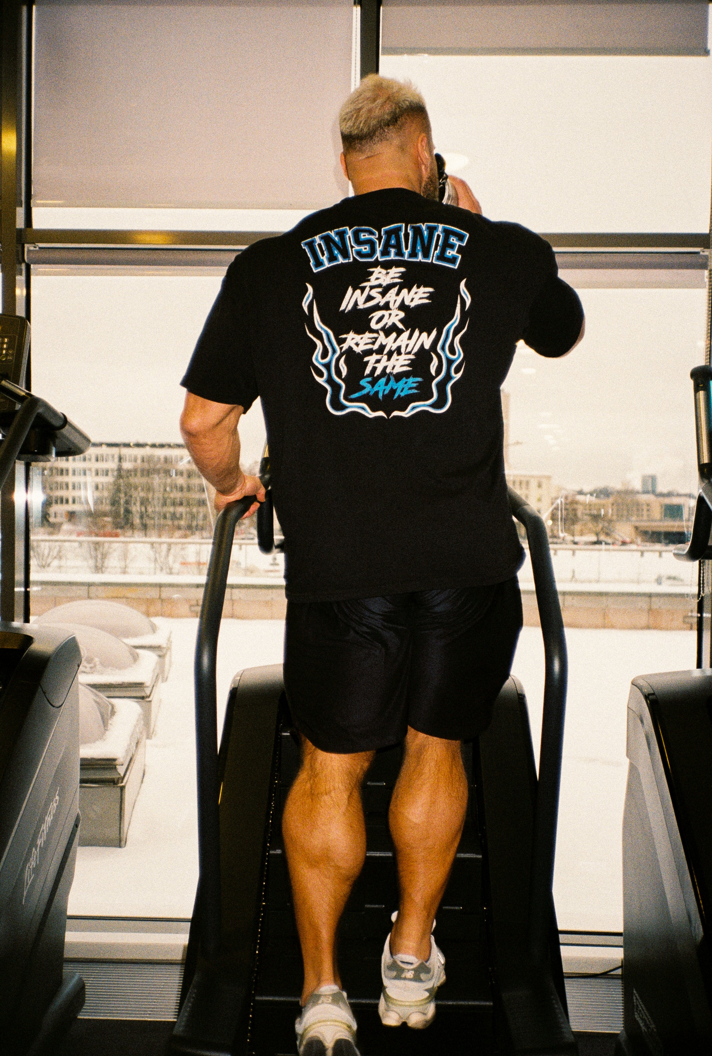 Insanefits Oversize blue T-shirt Hellfire Edition