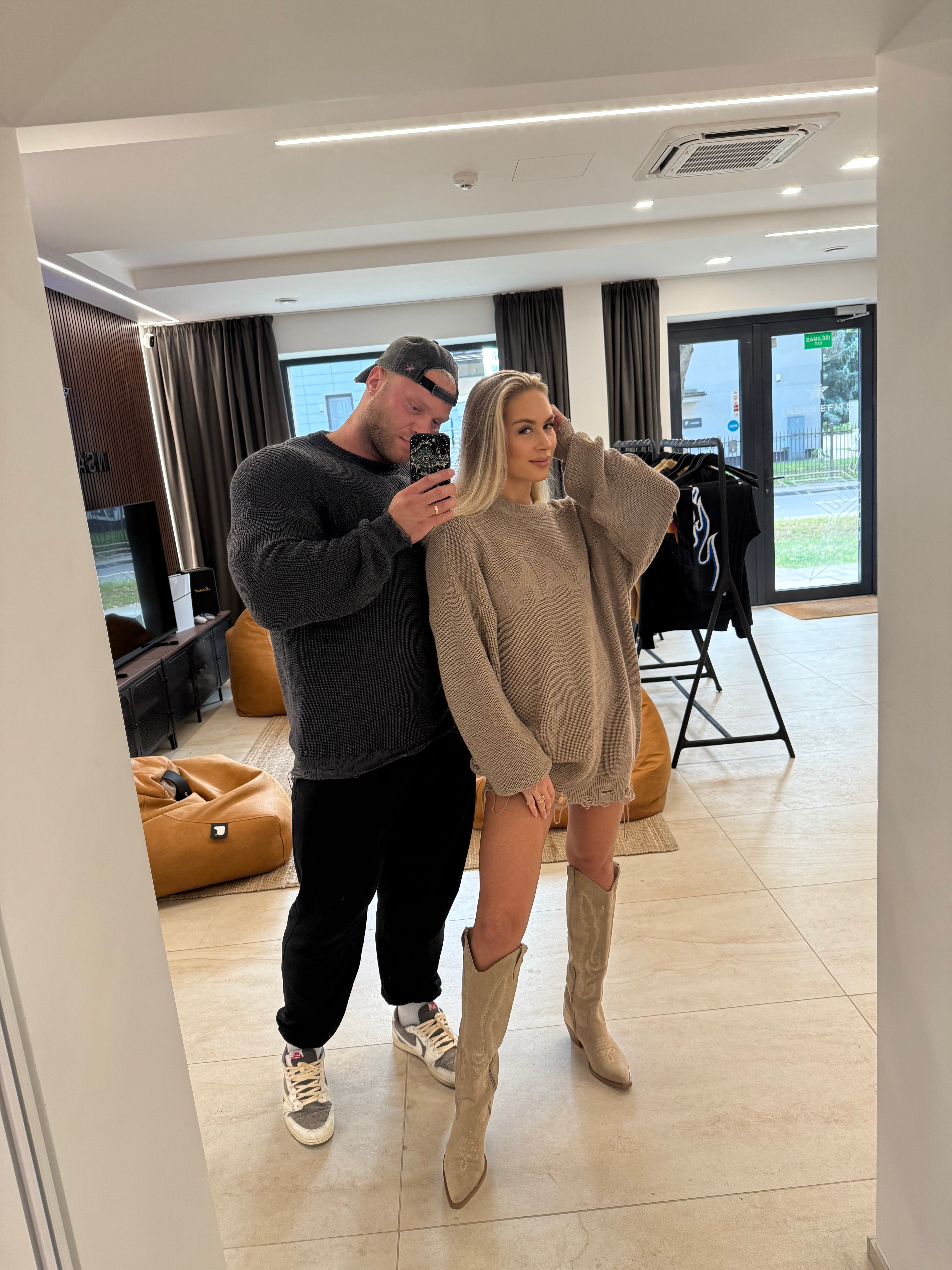 Insanefits megztas megztinis UNISEX- knitted sweater