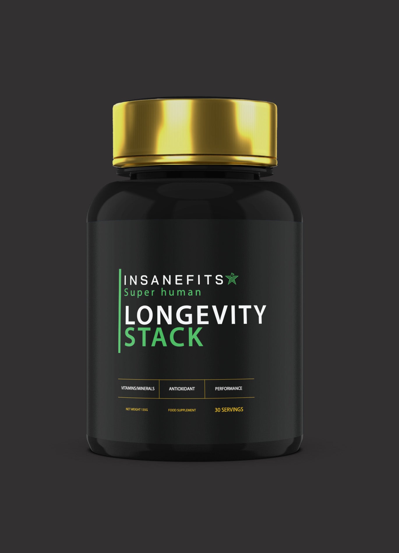 Longevity Stack vitaminų komplektas