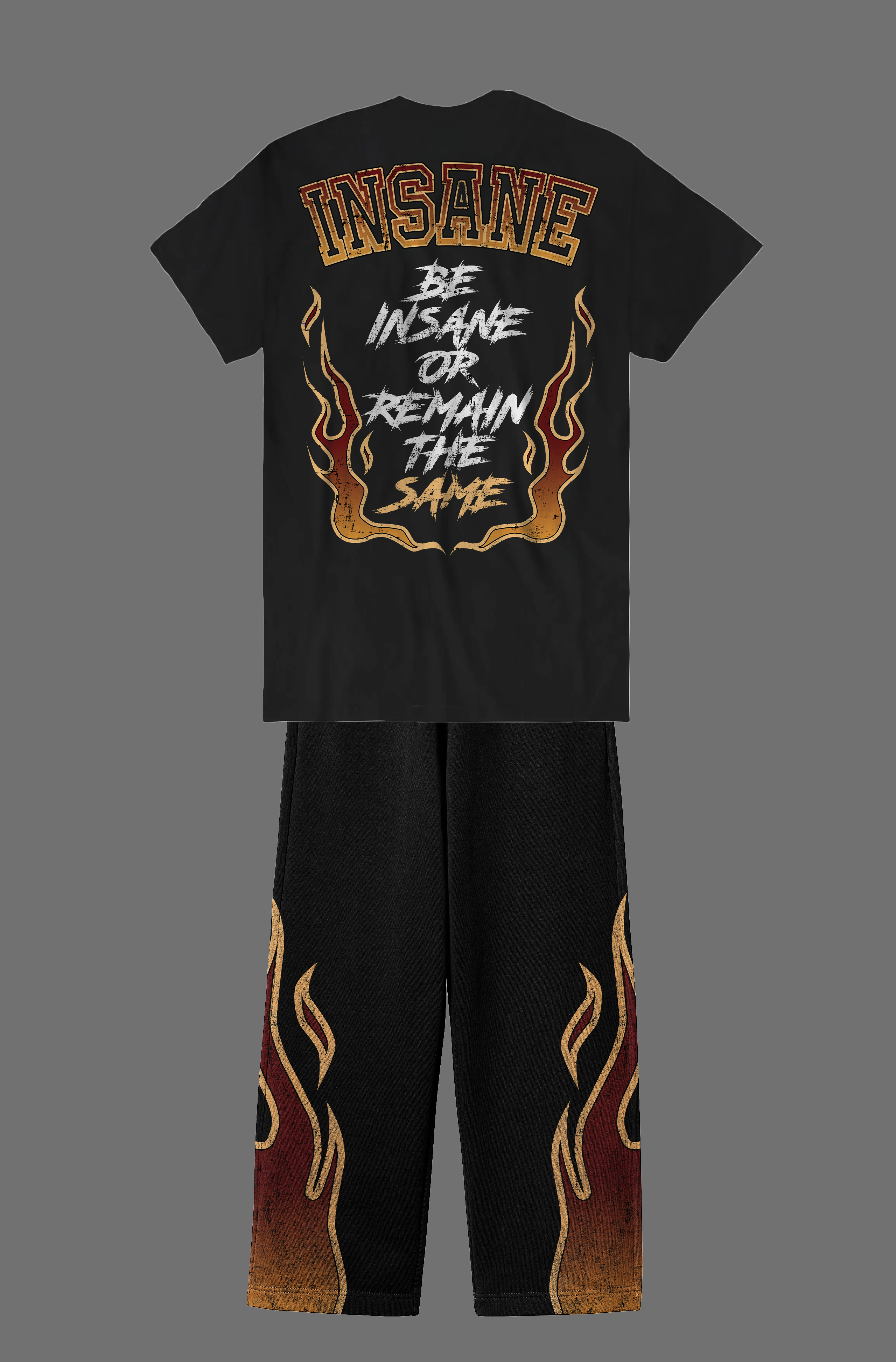 Insanefits Oversize kelnės - Hellfire edition