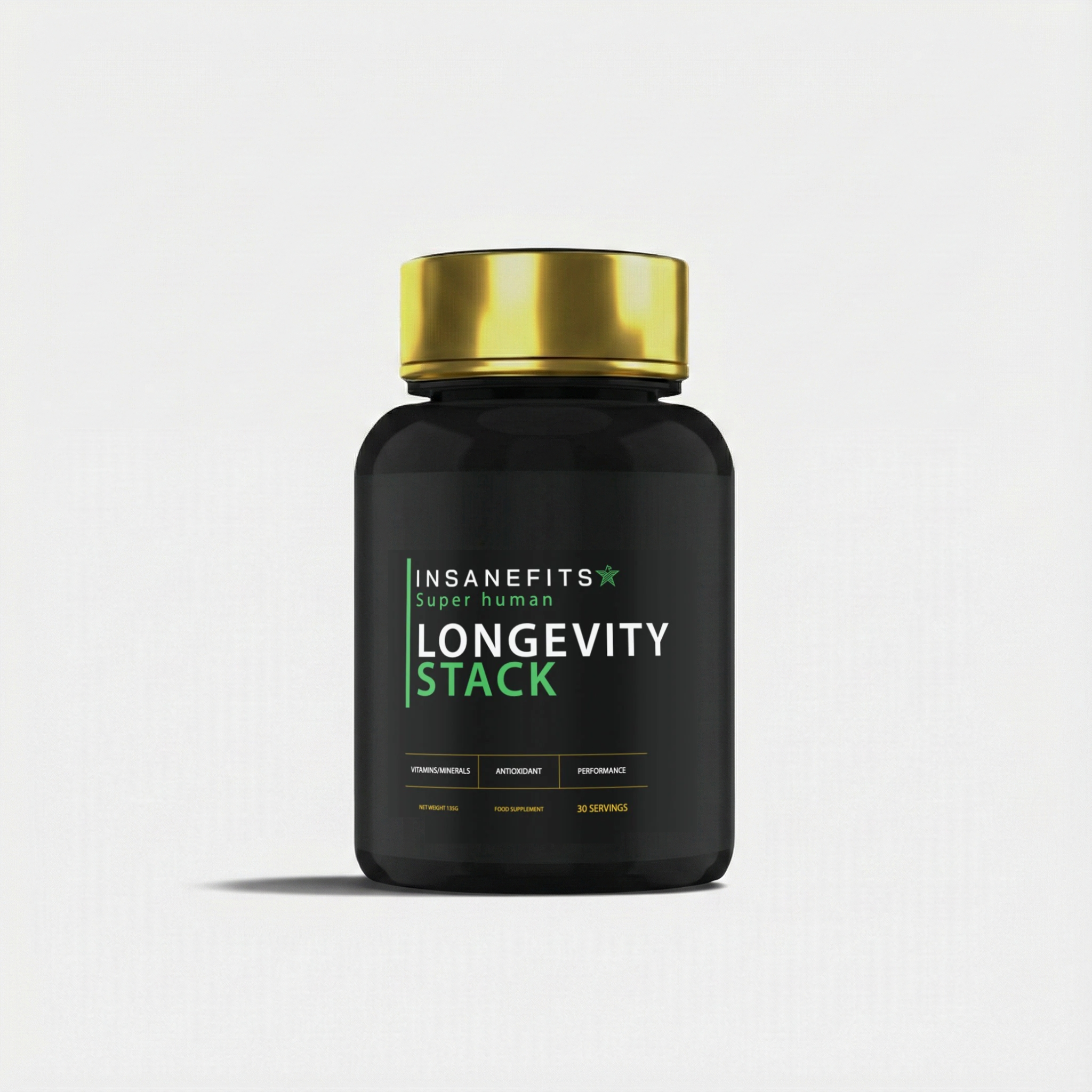 Longevity Stack vitaminų komplektas