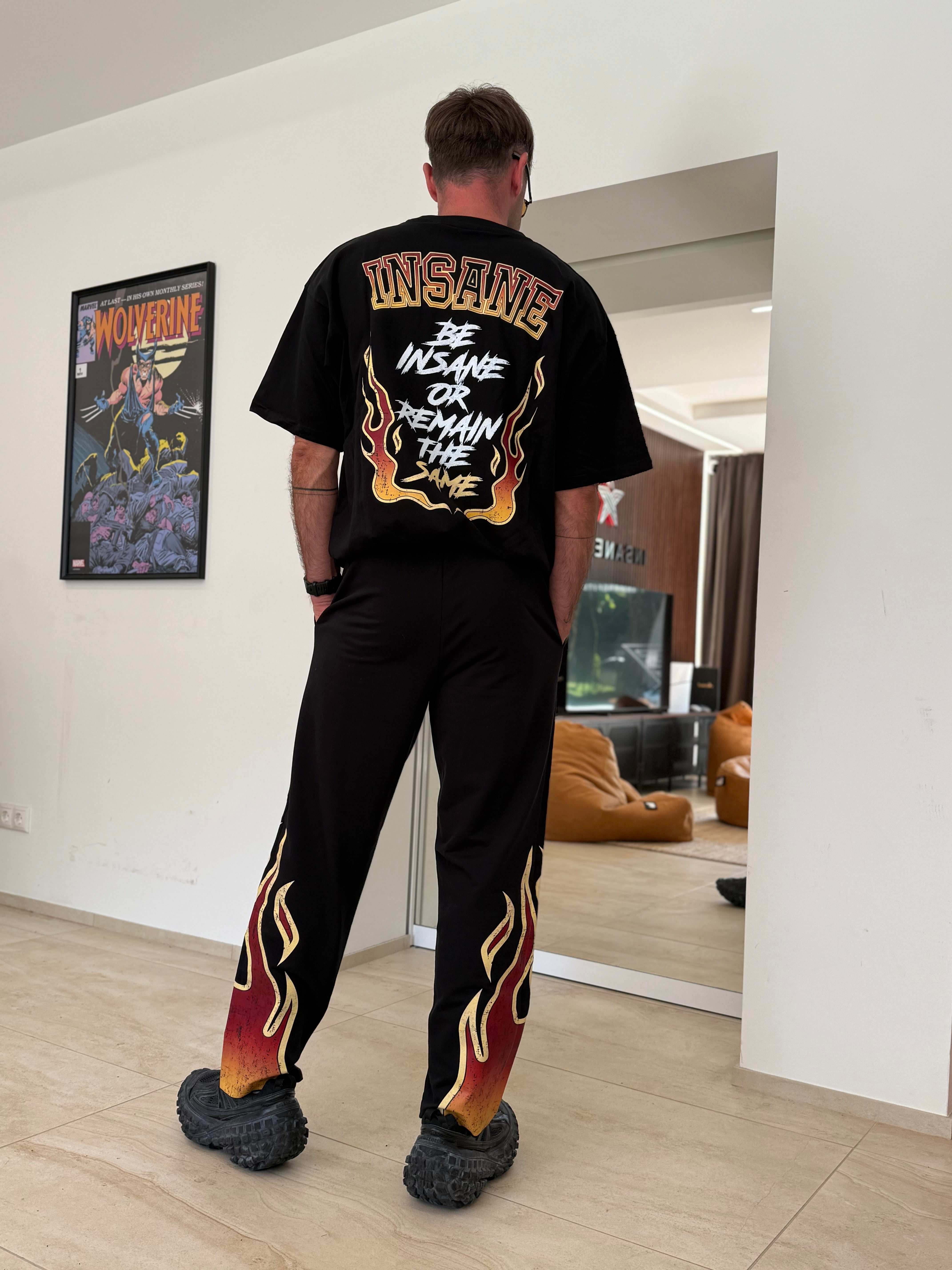 Insanefits Oversize kelnės - Hellfire edition