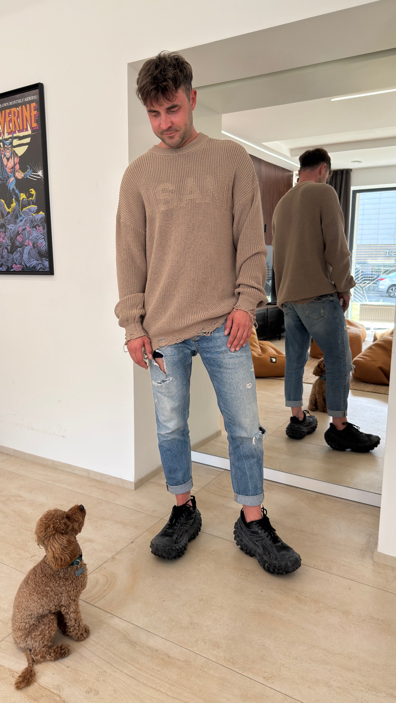 Insanefits megztas megztinis UNISEX- knitted sweater