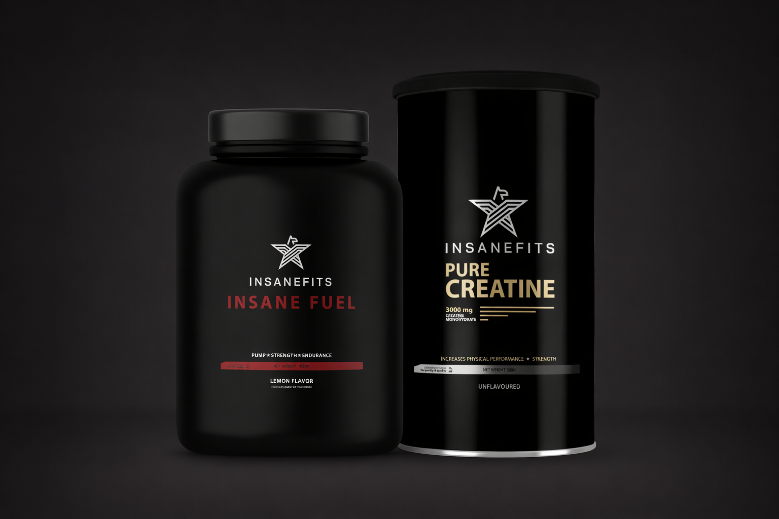 INSANE WORKOUT STACK - Insane Fuel + Pure creatine