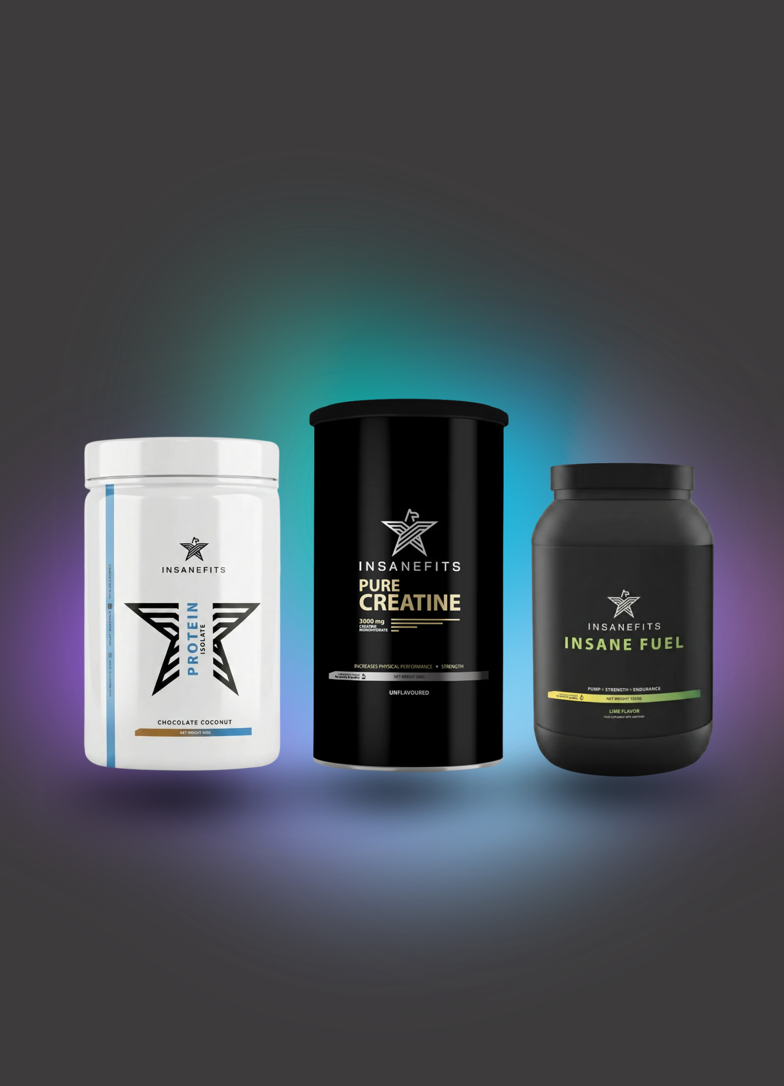 Insane Stack (Protein, Creatine, Fuel)