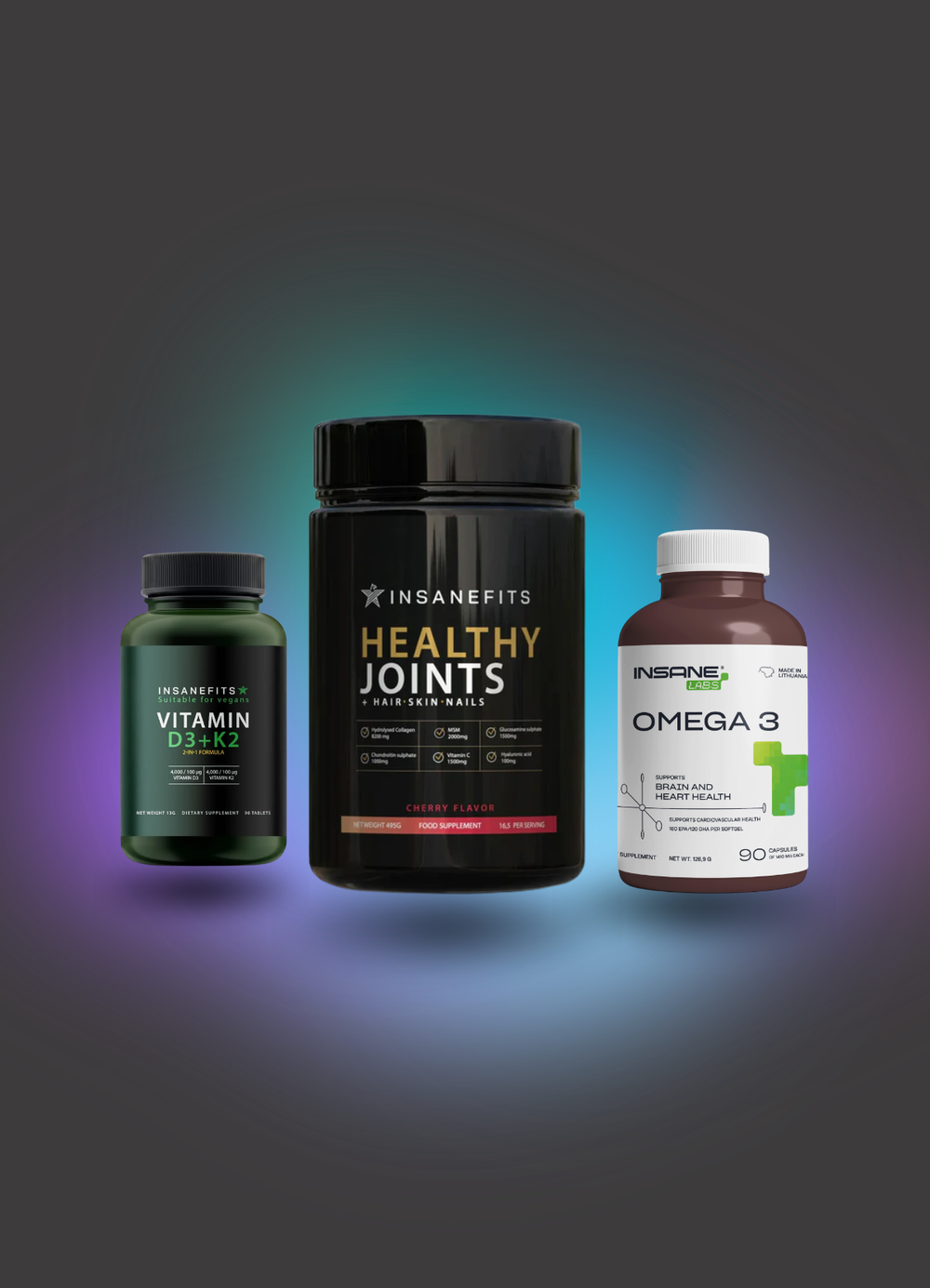 Glow Pack (Omega 3, Joints, Vitamin D)