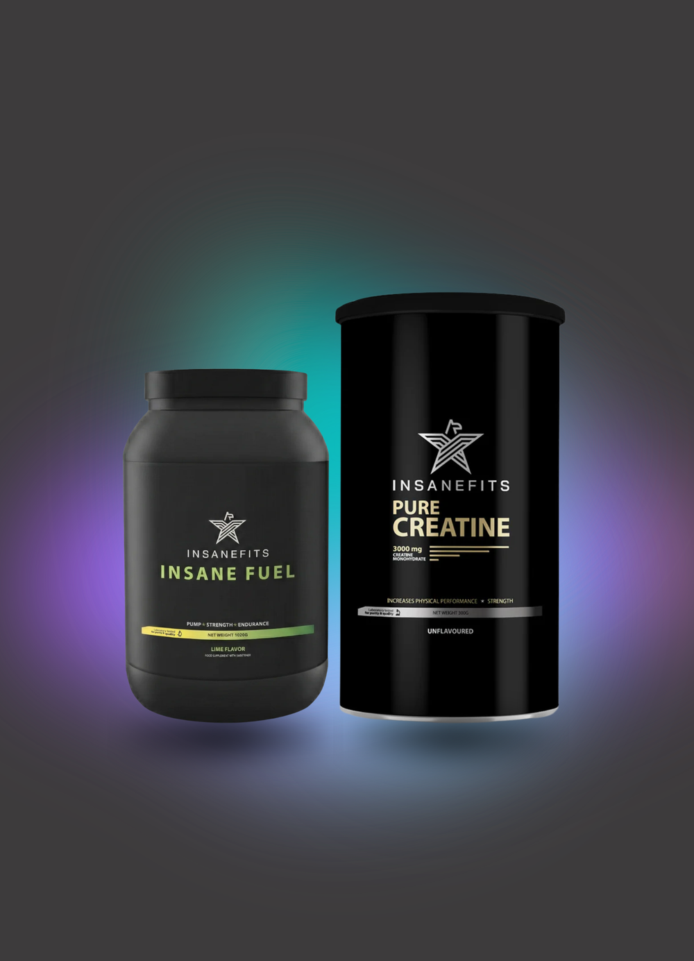 INSANE WORKOUT STACK - Insane Fuel + Pure creatine