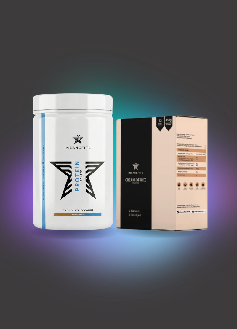 Protein Isolate + Rice Cream (Before/After Workout Stack)