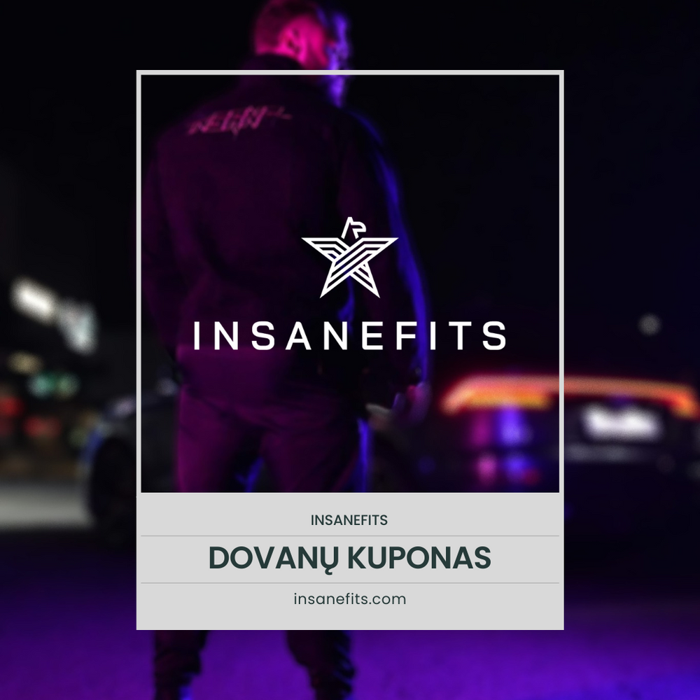 Insanefits el. dovanų kuponas